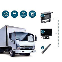 Компактный беспроводной комплект NSCAR PK201 Full HD с двумя камерами AC204 и монитором 7 дюймов идеально подходит для обзора задней зоны и повышения безопасности при работе на вилочных погрузчиках, комбайнах и экскаваторах.
Металлические корпуса камер защищены от влаги и пыли, встроенные ИК-светодиоды обеспечивают качественное видео в любое время суток, а угол обзора 140° покрывает всю рабочую зону.